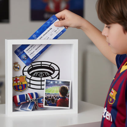 Boîte Souvenir Football – Conservez vos tickets de match et souvenirs de stade